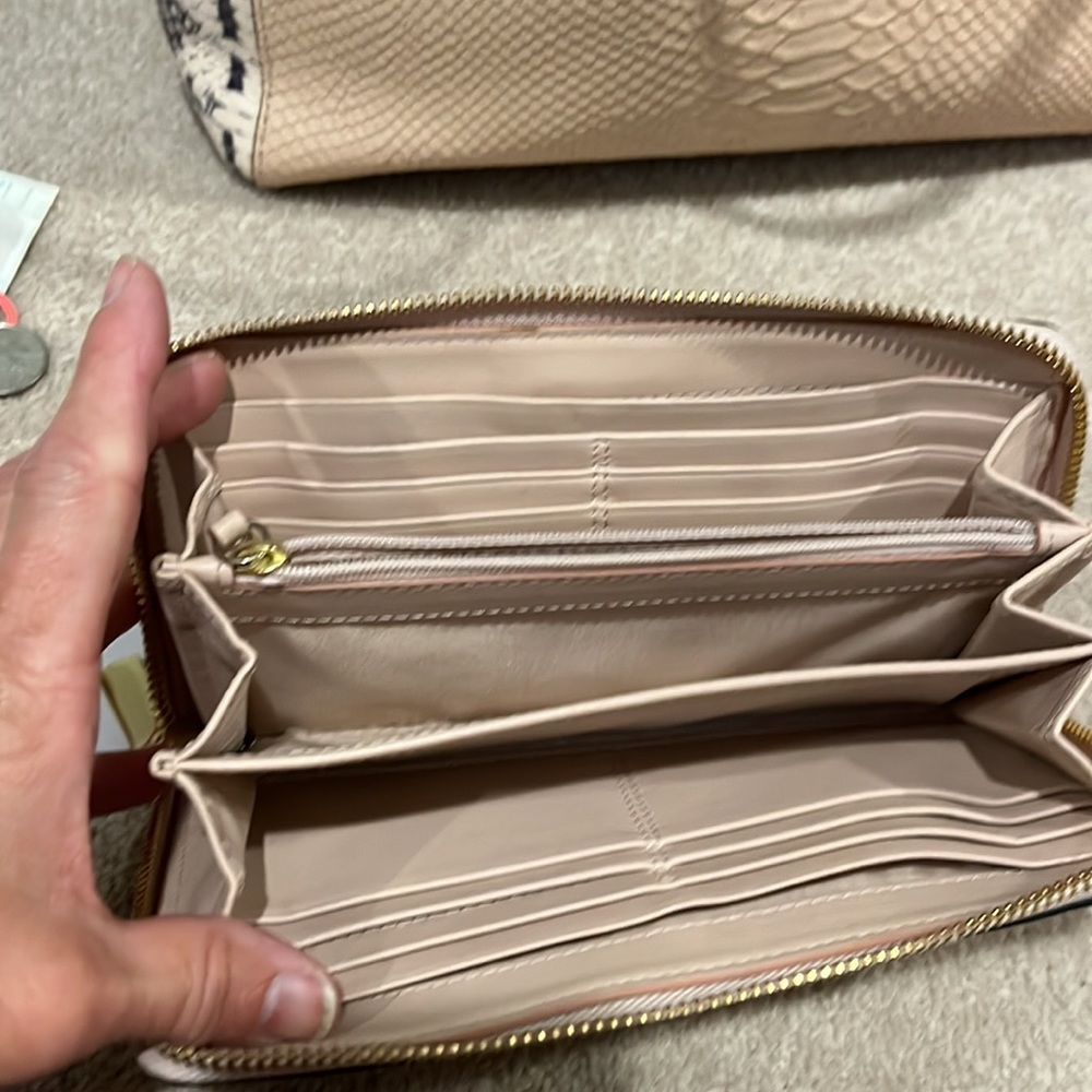 Euc Coach Madison Python Zip Around Wallet. - image 3